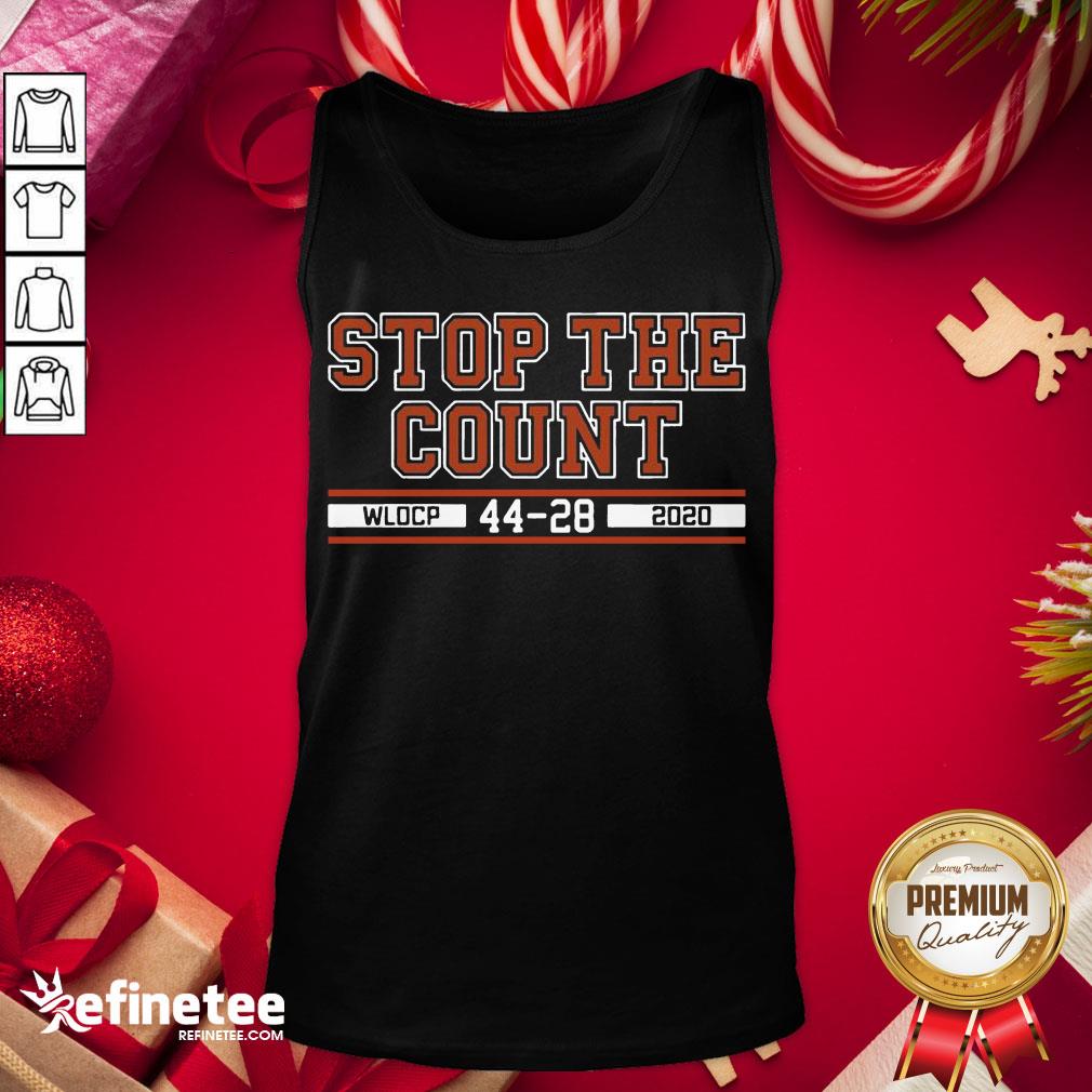 Perfect Stop The Count Wlocp 44 28 2020 Tank-Top - Design By Refinetee.com Perfect Stop The Count Wlocp 44 28 2020 Tank-Top - Design By Refinetee.com