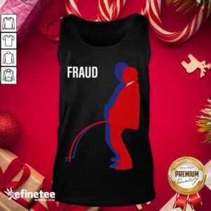 Perfect Trump And Biden Fraud Tank-Top - Design By Refinetee.com