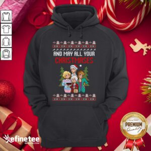 Premium Golden Girls Christmas Ugly Hoodie - Design By Refinetee.com