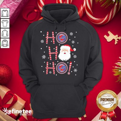 Premium Santa Claus Ho Ho Ho Buffalo Bills Christmas Hoodie - Design By Refinetee.com