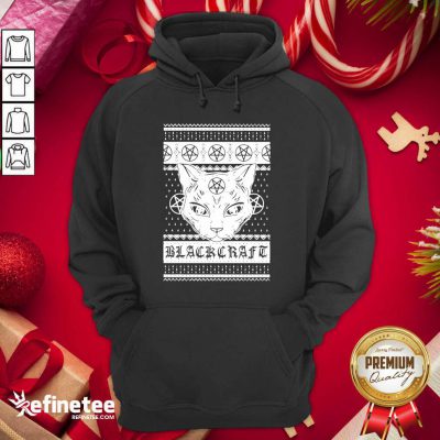 Pretty Cat Craft Ugly Christmas Hoodie - Design By Refinetee.com