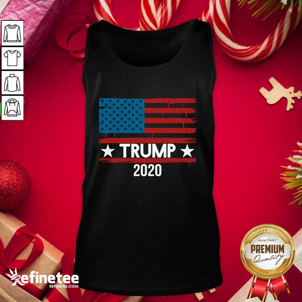 Pretty Trump 2020 American Flag Tank Top - Design By Refinetee.com Trump 2020 American Flag Tank Top - Design By Refinetee.com