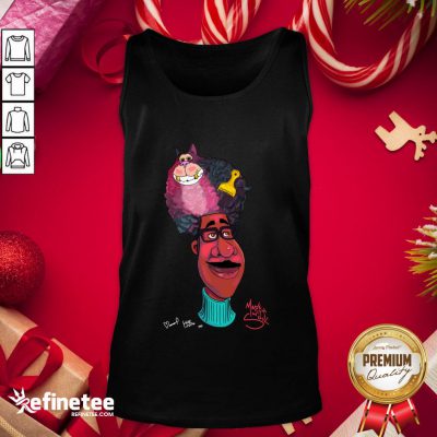 Pro Made With Soul Disney Pixar Soul Joe & His Fro By Bianca Pastel & Hue Tank Top - Design By Refinetee.com