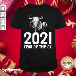 Top 2021 Year Of The Ox Nurse New Years Shirt - Design By Refinetee.com