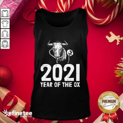 Top 2021 Year Of The Ox Nurse New Years Tank Top - Design By Refinetee.com