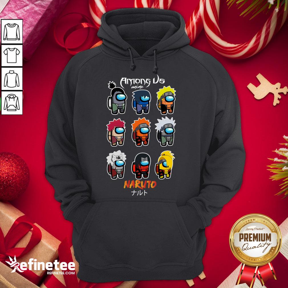 Top Among Us Anime Naruto Hoodie - Design By Refinetee.com Top Among Us Anime Naruto Hoodie - Design By Refinetee.com