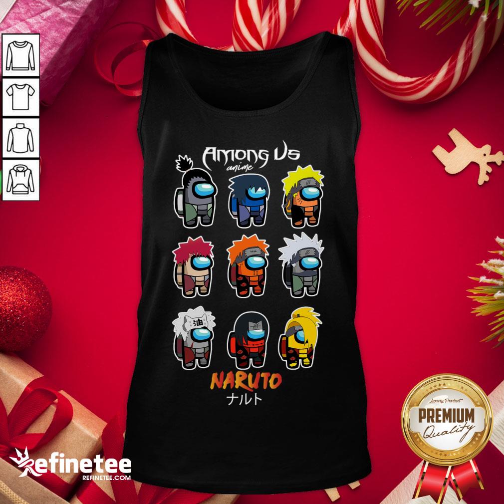 Top Among Us Anime Naruto Tank-Top - Design By Refinetee.com Top Among Us Anime Naruto Tank-Top - Design By Refinetee.com