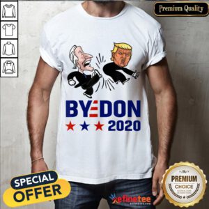 Top Joe Biden Kicking Trump Byedon 2020 President Shirt- Design By Refinetee.com