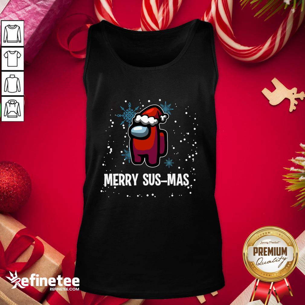 Top Merry Susmas Among Us Christmas Tank Top - Design By Refinetee.com Top Merry Susmas Among Us Christmas Tank Top - Design By Refinetee.com