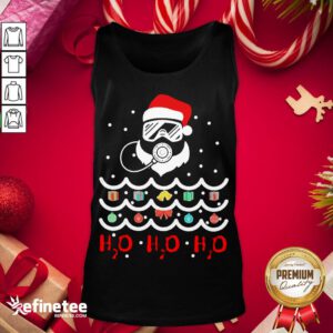 Top Santa Claus Diving Christmas Tree H2O H2O H2O Tank-Top ·- Design By Refinetee.com