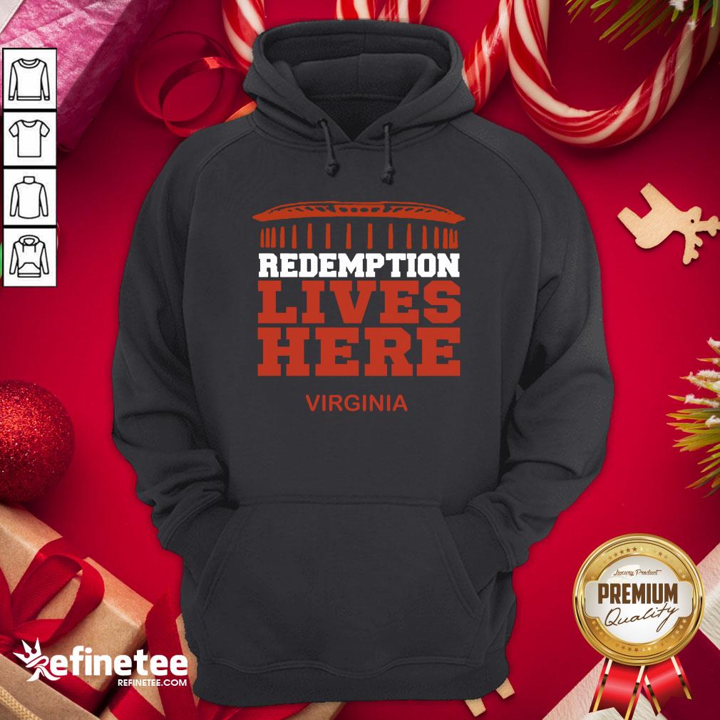 Top Uva Basketball Redemption Lives Here Hoodie - Design By Refinetee.com Top Uva Basketball Redemption Lives Here Hoodie - Design By Refinetee.com