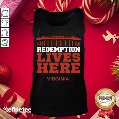 Top Uva Basketball Redemption Lives Here Tank-Top - Design By Refinetee.com