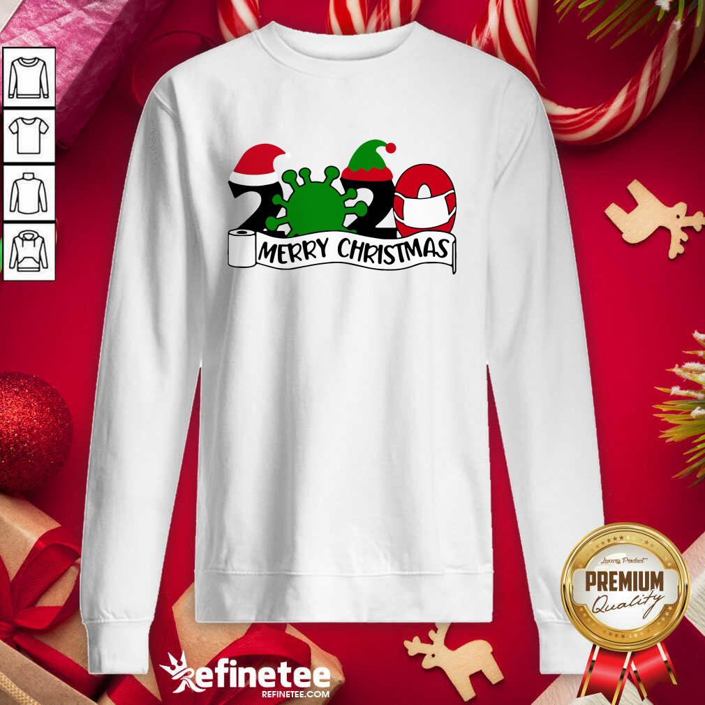 Wonderful Merry Christmas 2020 Sweatshirt - Design By Refinetee.com Merry Christmas 2020 Sweatshirt - Design By Refinetee.com