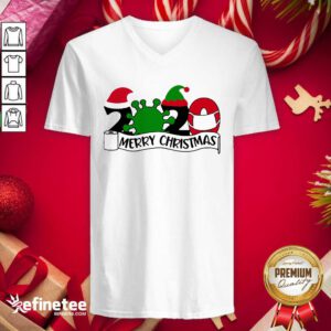 Wonderful Merry Christmas 2020 V-neck - Design By Refinetee.com
