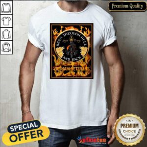 Attractive Been Through Hell Agent Orange And Back Vietnam Veterans Shirt - Design By Refinetee.com