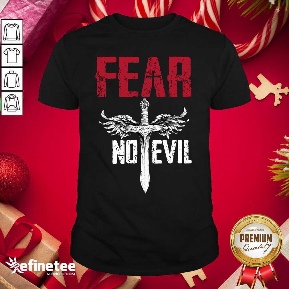 Attractive Fear No Evil Shirt - Design By Refinetee.com