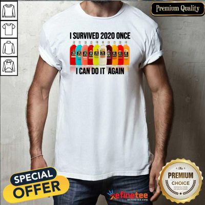 Attractive Survived 2020 Once I Can Do It Again Shirt - Design By Refinetee.com