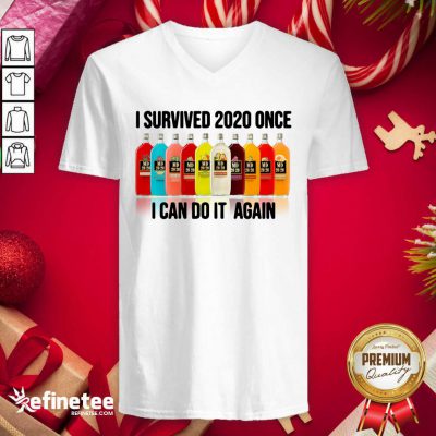 Attractive Survived 2020 Once I Can Do It Again V-neck - Design By Refinetee.com