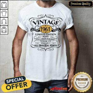 Attractive Vintage 1961 60th Birthday Original Shirt - Design By Refinetee.com