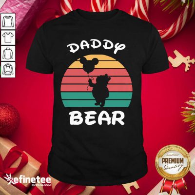 Beautiful Daddy Bear Disney Vintage Retro Shirt - Design By Refinetee.com