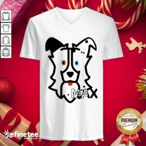 Beautiful Dog Max V-neck - Design By Refinetee.com