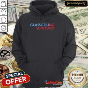 Beautiful Glass Ceiling Shattered Hoodie - Design By Refinetee.com