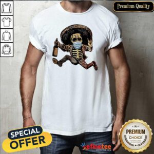 Beautiful Skeleton Drink Wine Pine Shirt - Design By Refinetee.com