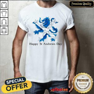 Beautiful St Andrew's Day Celebration Lion Shirt - Design By Refinetee.com