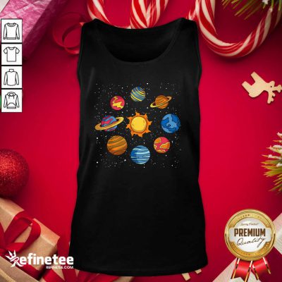 Beautiful Universe Planets Gift Idea Science Lover Astronomy Tank Top - Design By Refinetee.com