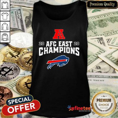 Cool Buffalo Bills 2020 AFC East Champions Tank Top - Design By Refinetee.com