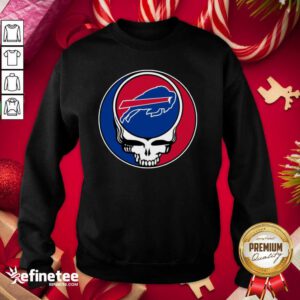 Cool Grateful Dead Buffalo Bills Sweatshirt - Design By Refinetee.com