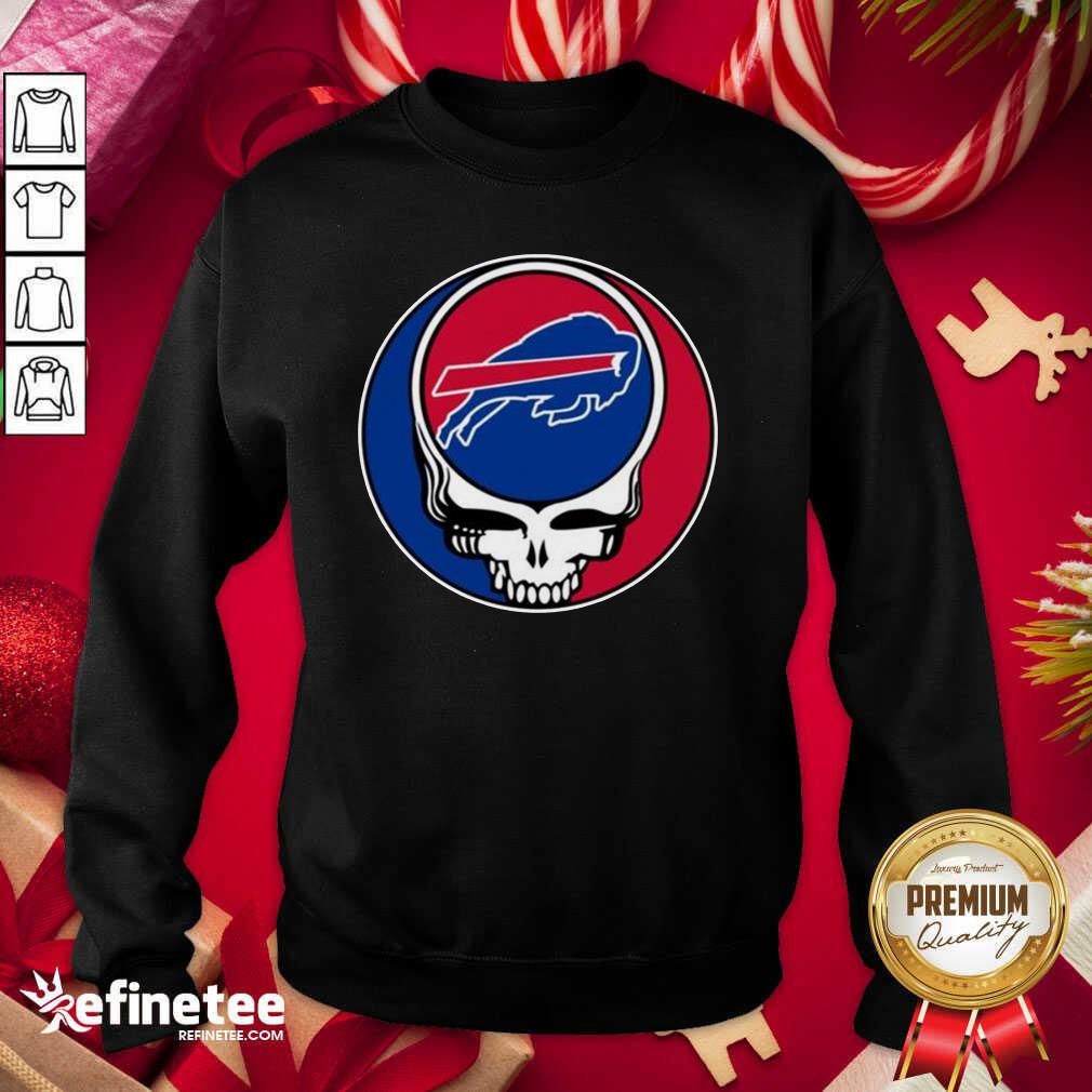 Cool Grateful Dead Buffalo Bills Sweatshirt - Design By Refinetee.com Grateful Dead Buffalo Bills Sweatshirt - Design By Refinetee.com