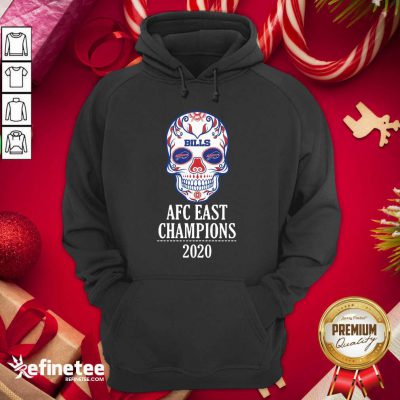 Skull Buffalo Bills Afc East Champions 2020 Hoodie - Design By Refinetee.com