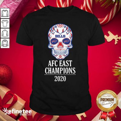 Skull Buffalo Bills Afc East Champions 2020 Shirt - Design By Refinetee.com