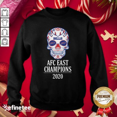 Skull Buffalo Bills Afc East Champions 2020 Swetashirt - Design By Refinetee.com