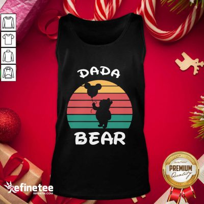 Cute Pooh And Tiger Hat Santa Happy Merry Christmas Tank Top - Design By Refinetee.com