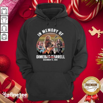 Cute In Memory Of Dimebag Darrell December 14 2004 Vintage Signature Hoodie - Design By Refinetee.com