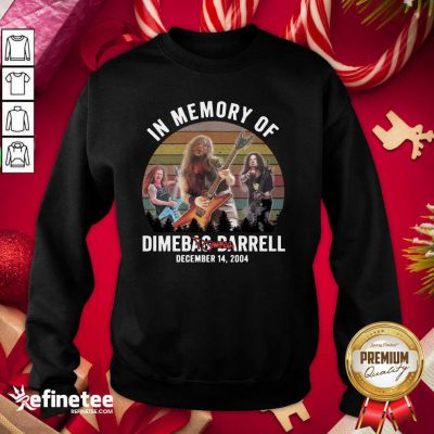 Cute In Memory Of Dimebag Darrell December 14 2004 Vintage Signature Sweatshirt - Design By Refinetee.com