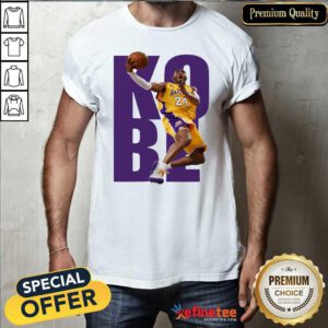 Cute Kobe Bryant 24 Playing Basketball 2021 Shirt - Design By Refinetee.com