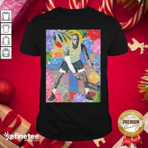 Cute Lebron James Playing Basketball Shirt - Design By Refinetee.com