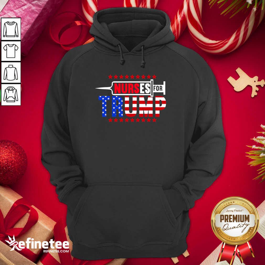 Excellent Nurse For Trump 2020 American Flag Hoodie - Design By Refinetee.com Nurse For Trump 2020 American Flag Hoodie - Design By Refinetee.com