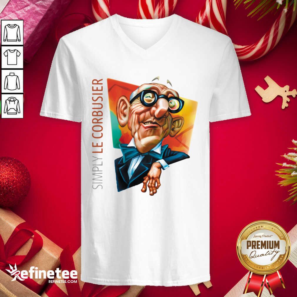 Excellent Simply Le Corbusier 2020 V-neck - Design By Refinetee.com Simply Le Corbusier 2020 V-neck - Design By Refinetee.com