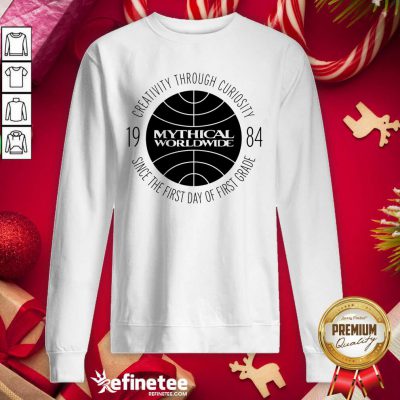 Fantastic Gmm Merch Mythical Worldwide Neon Sweatshirt - Design By Refinetee.com