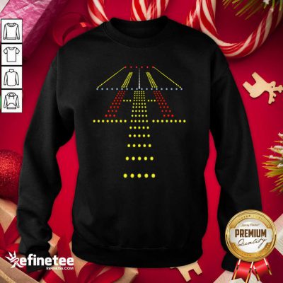 Fantastic New Runway Light Ugly Christmas Sweatshirt - Design By Refinetee.com