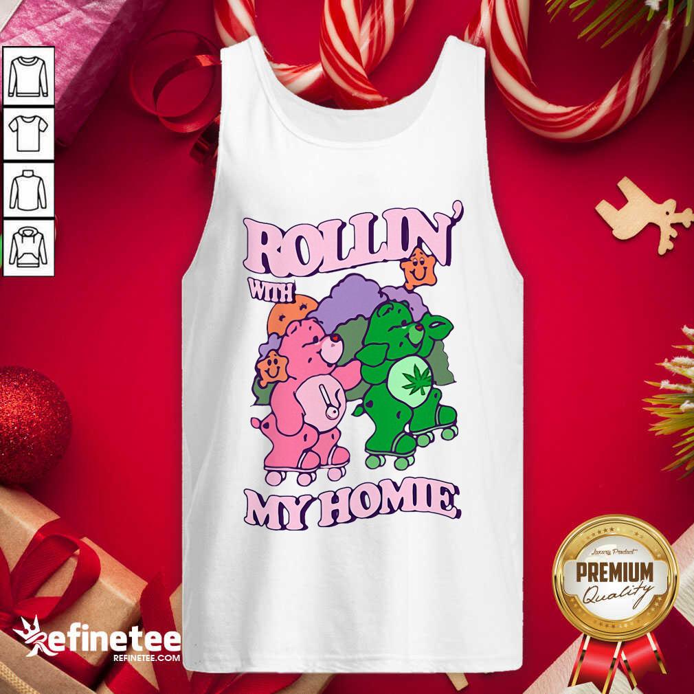 Fantastic Rollin With My Homie Tank Top - Design By Refinetee.com Rollin With My Homie Tank Top - Design By Refinetee.com