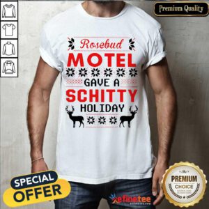 Fantastic Rosebud Motel Have A Schitty Holiday Ugly Christmas Shirt - Design By Refinetee.com