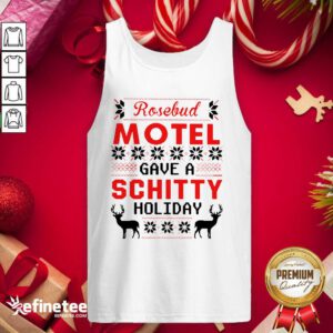 Fantastic Rosebud Motel Have A Schitty Holiday Ugly Christmas Tank Top - Design By Refinetee.com