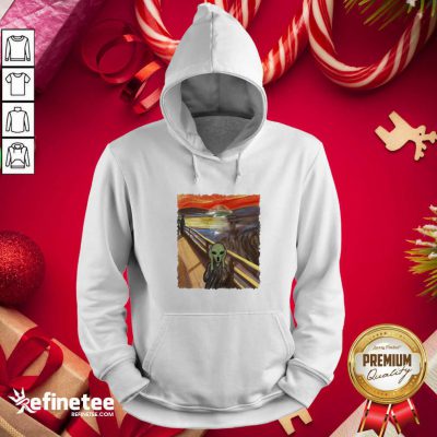 Fantastic Van Gogh Alien Hoodie - Design By Refinetee.com