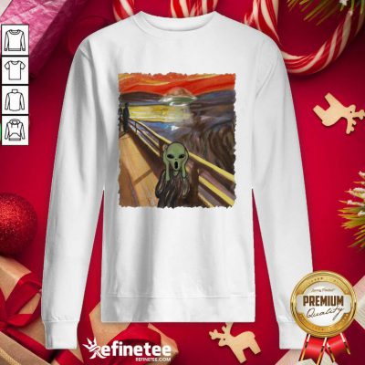 Fantastic Van Gogh Alien Sweatshirt - Design By Refinetee.com
