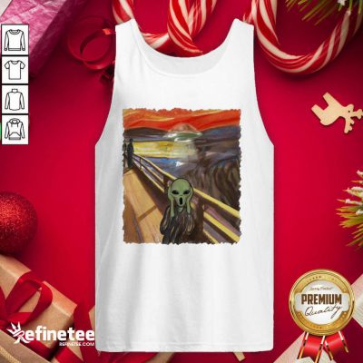 Fantastic Van Gogh Alien Tank Top - Design By Refinetee.com